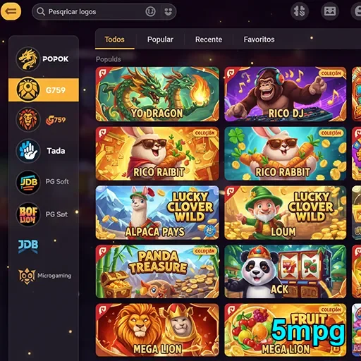 Ilustração de Explore Slots e Jogos VIP no 5mpg com Velocidade Impressionante